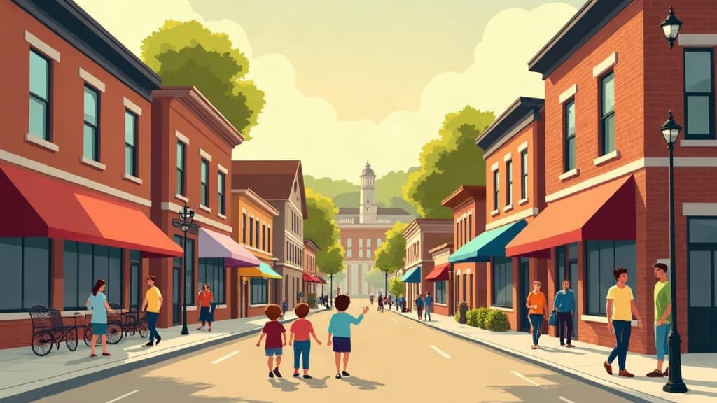 Editorial illustration: Moving to Morgantown, WV: An Honest Guide to Living There