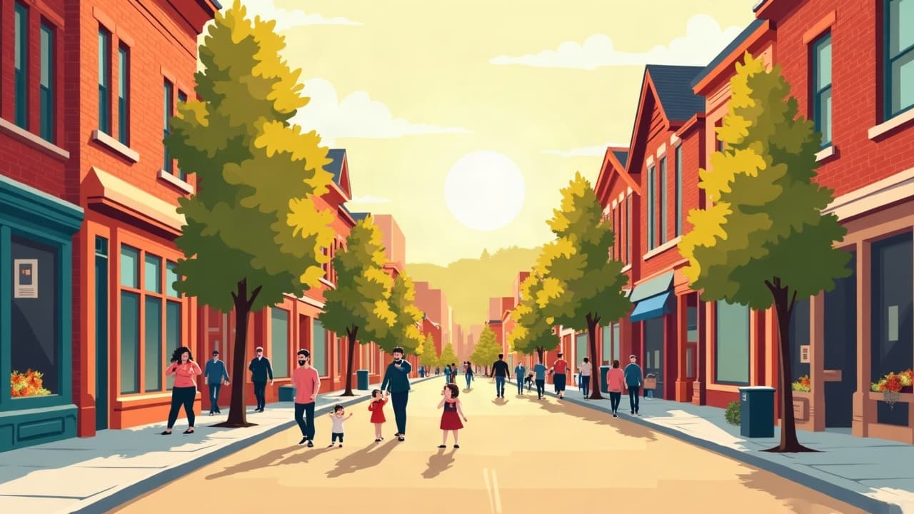 Editorial illustration: Morgantown, WV vs Pittsburgh, PA: Which is the Better Place to Live?